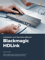 Blackmagic HDLink  Kullanım kılavuzu