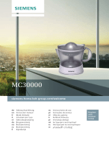Siemens MC30000 Kullanım kılavuzu