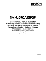 Epson TM-U590 Series Kullanım kılavuzu