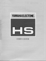 Yamaha HS 8 El kitabı