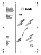 Bosch Isio Operating Instructions Manual