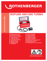 Rothenberger Electro-fusion welding unit ROFUSE TURBO 400 Kullanım kılavuzu