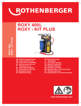 Rothenberger Gas-welding device ROXY 400 L set Kullanım kılavuzu
