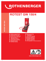 Rothenberger Leakage testing device ROTEST GW Kullanım kılavuzu