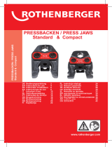 Rothenberger Press jaw Standard Typ M set Kullanım kılavuzu