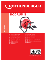 Rothenberger Drum machine RODRUM S Kullanım kılavuzu