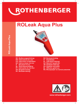 Rothenberger ROLEAK Aqua Plus Kullanım kılavuzu