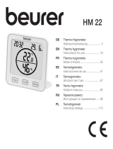Beurer HM 22 Thermo Hygrometer El kitabı