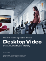 Blackmagic Desktop Video  Kullanım kılavuzu