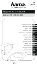 Hama PD/QC USB Type C Black (00183326) Kullanım kılavuzu
