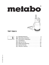 Metabo TP6000S Kullanım kılavuzu