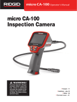 RIDGID micro CA-100 Camera Kullanım kılavuzu