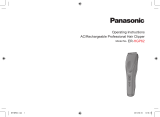 Panasonic ERHGP62 Kullanma talimatları