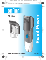 Braun EP100 Kullanım kılavuzu