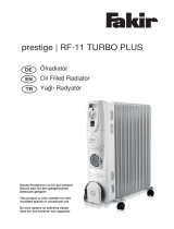 Fakir Prestige RF-11 Turbo Plus El kitabı