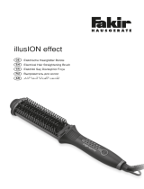 Fakir electrical hair straightening brush Illusion effect El kitabı