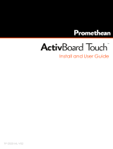 promethean ActivBoard Touch 10T Series Kullanici rehberi
