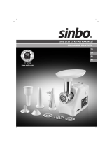 Sinbo SHB 3138 Kullanici rehberi