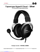HyperX Cloud Silver (HX-HSCL-SR) Kullanım kılavuzu