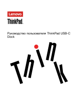 Lenovo ThinkPad USB-C Dock (40A90090EU) Kullanım kılavuzu