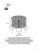 Castorama Trampoline avec filet ø366 cm Assembly Instructions