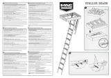 Mac Allister Escalier escamotable en bois pour espace restreint Mac Allister, trappe de 60 cm Kullanım kılavuzu