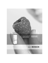 Bosch Free-standing fridge-freezer Kullanım kılavuzu