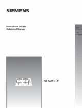 Siemens ER64051LT Kullanım kılavuzu