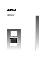 Siemens HM22225TR/02 Kullanım kılavuzu