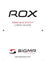 Sigma ROX 12.0 Sport Kullanım kılavuzu
