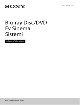 Sony BDV-E980W Kullanma talimatları