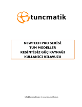 Tuncmatik Newtech Dsp 10 kVA Kullanım kılavuzu