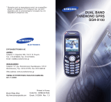 Samsung SGH-X100 Kullanici rehberi
