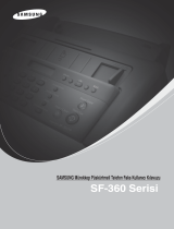 Samsung SF-360 Kullanım kılavuzu