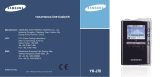 Samsung YH-J70SB Kullanım kılavuzu