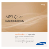 Samsung YP-P2QB Kullanım kılavuzu