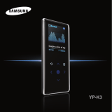 Samsung YP-K3QB Kullanım kılavuzu
