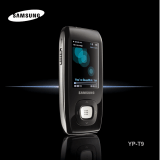 Samsung YP-T9BQB/KON Kullanım kılavuzu