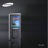 Samsung YP-Z5QS/KON Kullanım kılavuzu