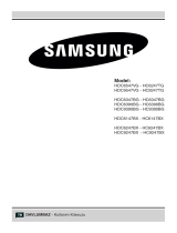 Samsung HC6147BX/AND Kullanım kılavuzu