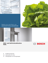 Bosch KGN57AW25N/10 Kullanım kılavuzu