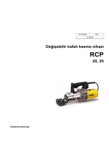 Wacker Neuson RCP-25/115 Kullanım kılavuzu