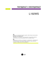 LG L192WS-SN El kitabı
