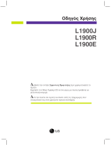 LG L1900J-BF El kitabı