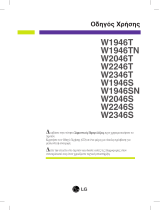 LG W2246T-BF El kitabı