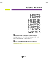 LG L194WT-BF El kitabı