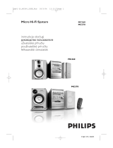 Philips MC260/22 Kullanım kılavuzu