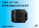 Canon EF-S 18-55mm f/3.5-5.6 IS II Kullanım kılavuzu