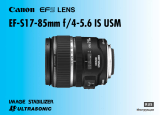 Canon EF-S 17-85mm f/4-5.6 IS USM Kullanım kılavuzu