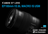 Canon EF 100mm f/2.8L IS USM Macro Kullanım kılavuzu